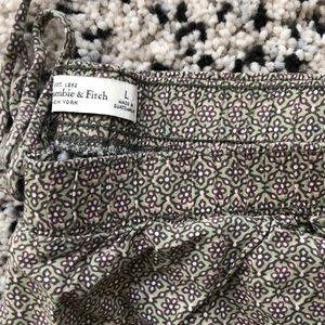 Floral Drawstring Pants (Abercrombie)